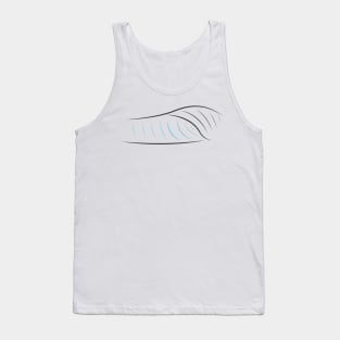 Minimal Barrel wave Tank Top